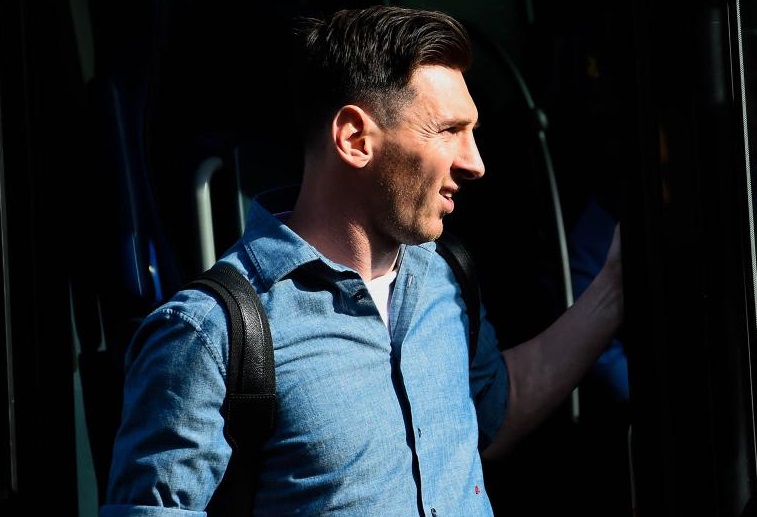 Messi s'envolera ce lundi pour Londres avec ses camarades. D. R.