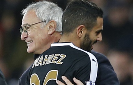 Ranieri compte beaucoup sur Mahrez. D. R.