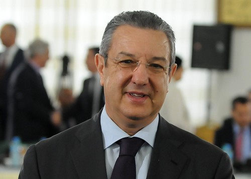 Mohamed Loukal, gouverneur de la Banque d'Algérie. New Press