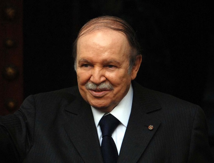 Le président Bouteflika. New Press