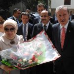 Le couple Erdogan à Alger en 2013. New Press