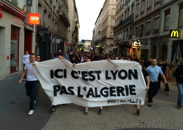 Manifestation d'extrémistes à Lyon. Photo d'archives. D. R.