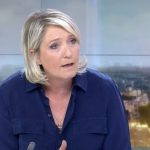 Marine Le Pen sur le plateau de France 2. D. R.