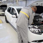 L'usine de montage de Renault Algérie. New Press