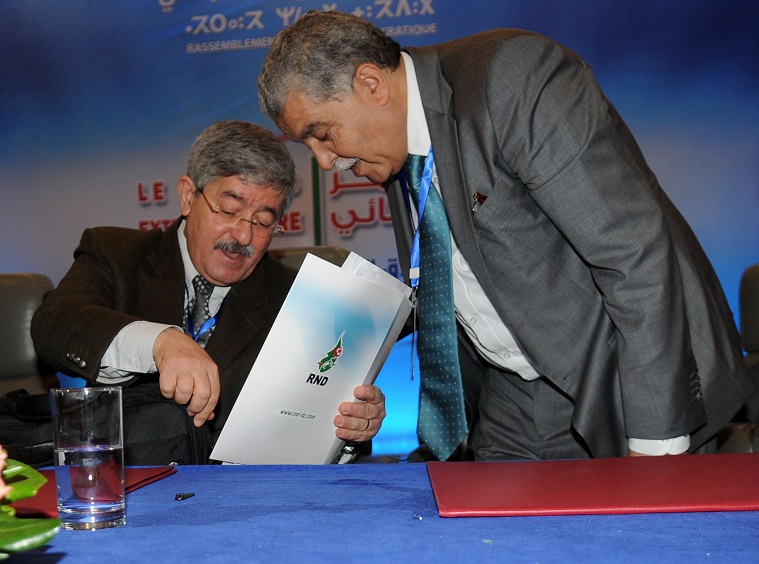 Ahmed Ouyahia et Miloud Chorfi. New Press