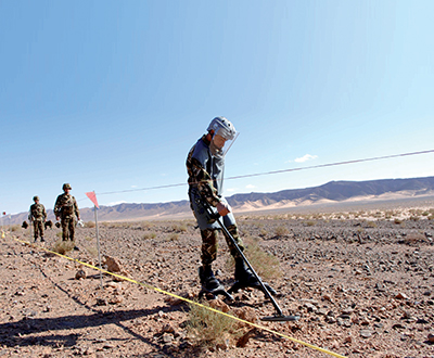 L’opération a permis l’extraction de plus 236 000 mines antipersonnel. D. R.