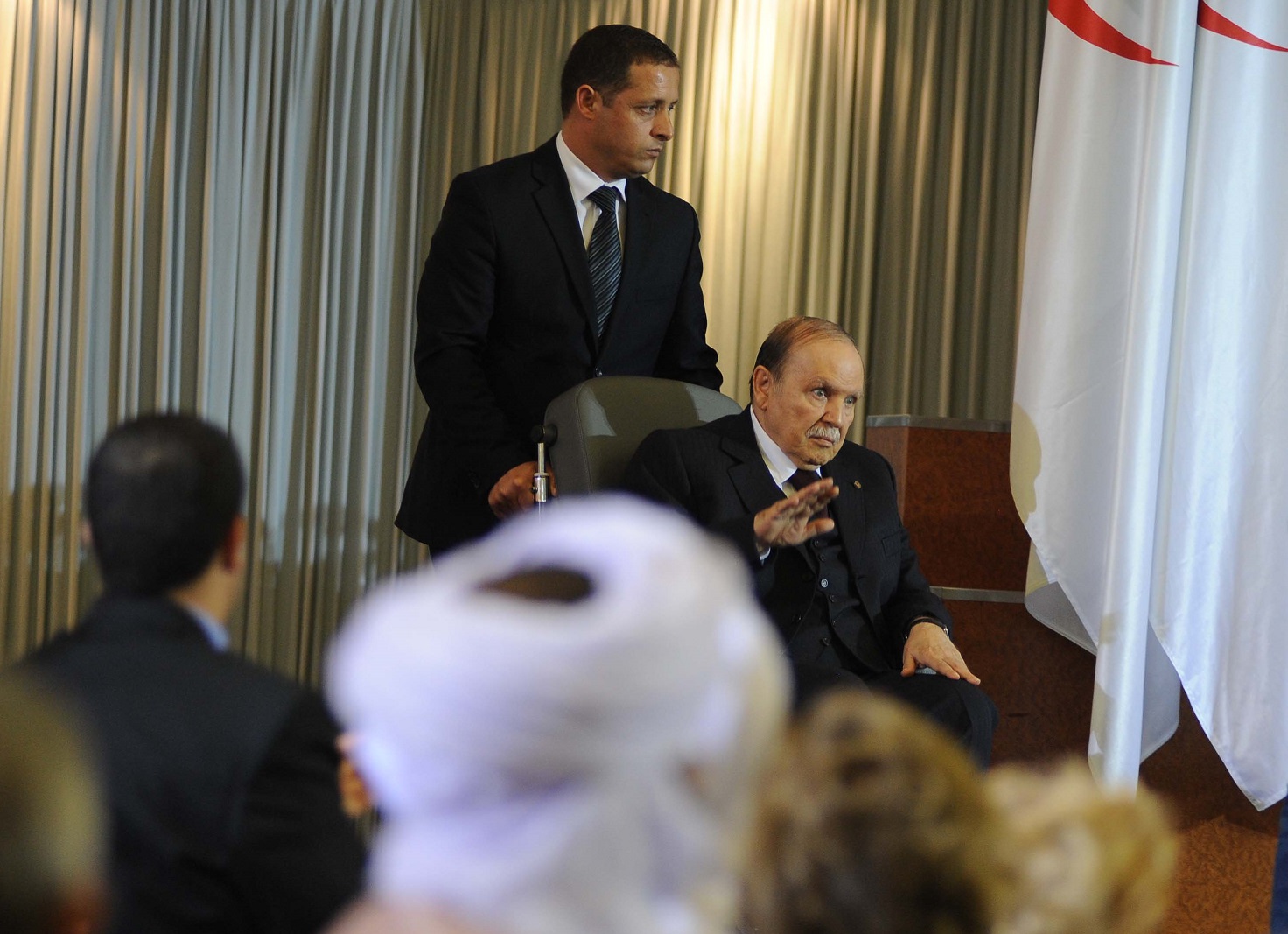 Le président Bouteflika en avril 2014. New Press