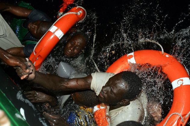 La quasi-totalité des migrants sont originaires d'Afrique subsaharienne. D. R.