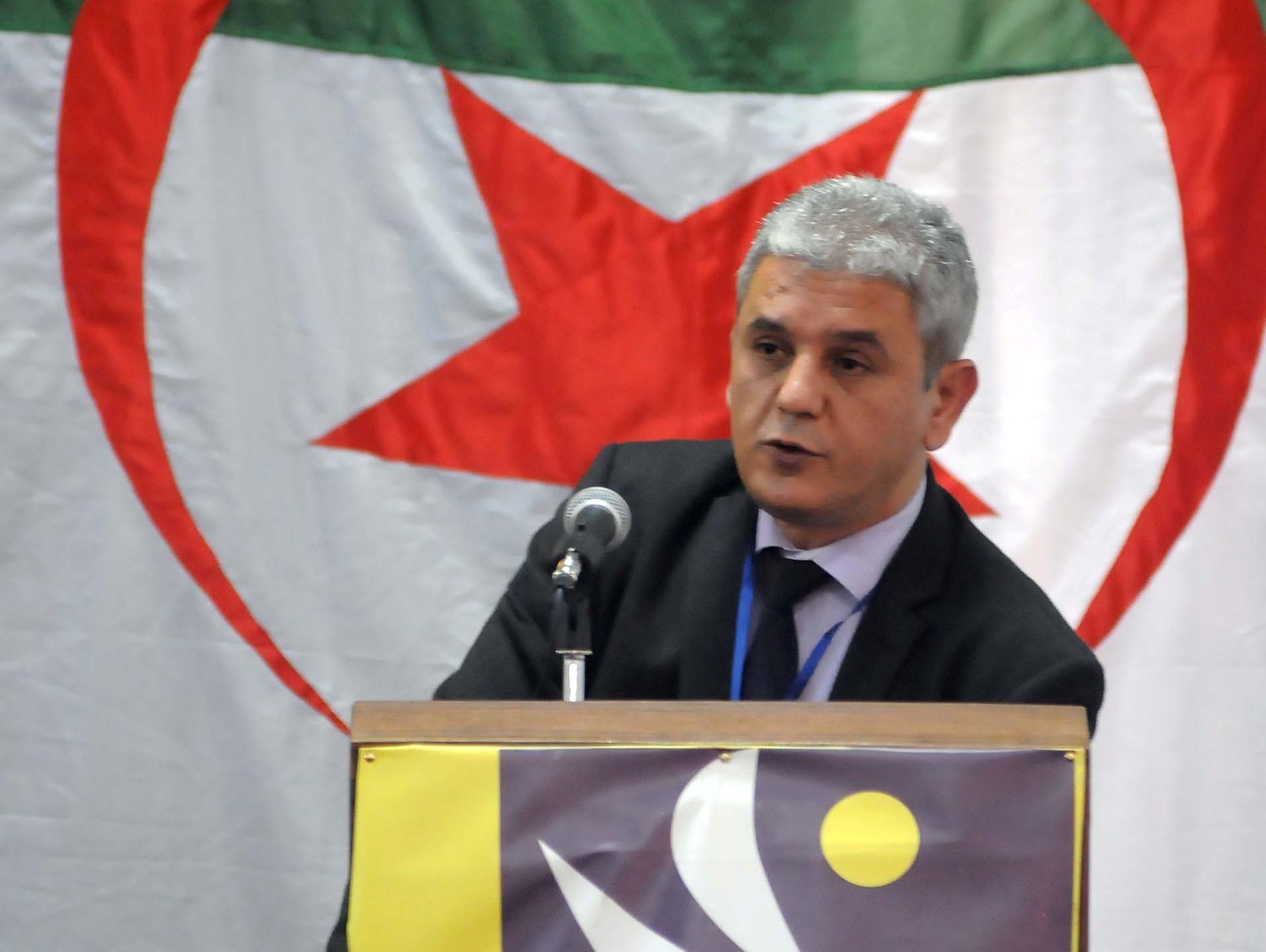 Mohcine Belabbas, président du RCD. New Press