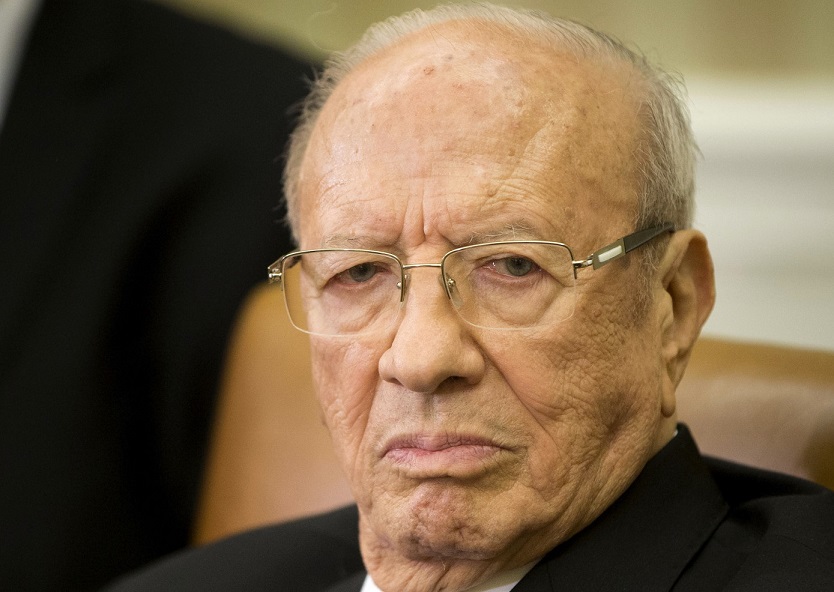 Le Président tunisien Béji Caïd Essebsi. D. R.