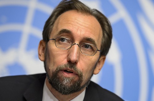 Le Haut-Commissaire des Nations unies aux droits de l'Homme, Zeid Ra'ad Al Hussein. D. R.