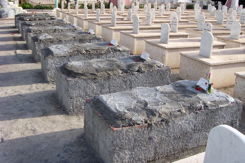 Cimetière des Martyrs à Ouzellaguen. D. R.