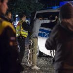 Un migrant contrôlé par la police allemande. D. R.
