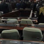 Lors des travaux de la session parlementaire, les sièges des députés FFS vides. New Press