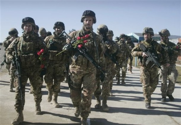 Des soldats italiens. D. R.