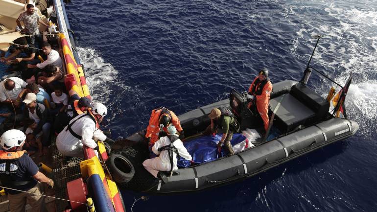 Les migrants secourus dimanche étaient partis de Libye. D. R.