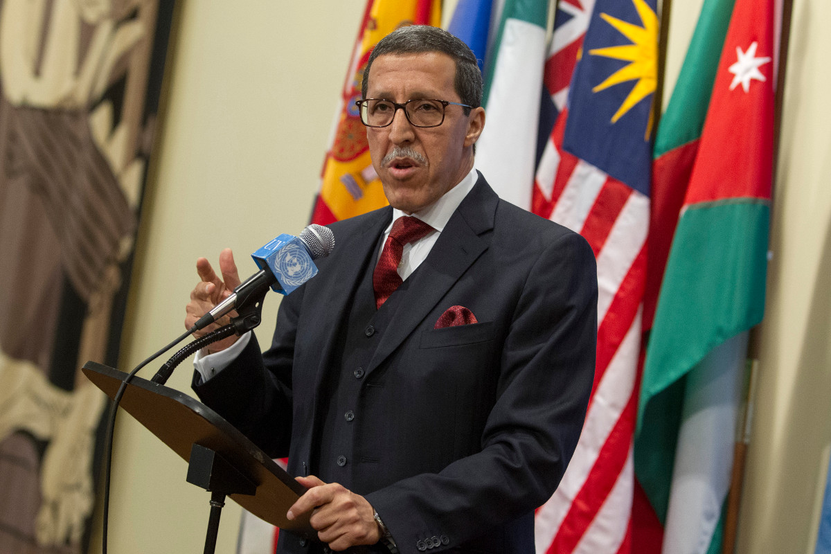 L’ambassadeur du Maroc auprès des Nations unies, Omar Hilale. D. R.