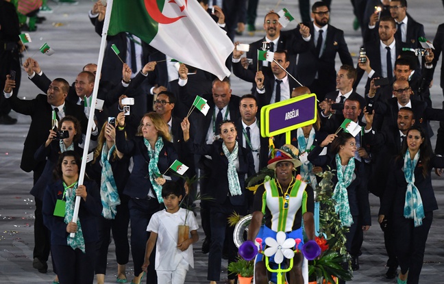 La délégation algérienne à Rio. D. R.