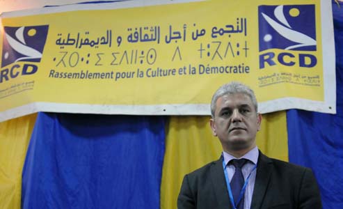 Mohcène Belabbas, président du parti. New Press