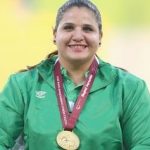 Nassima Saifi a offert à l'Algérie sa 2e médaille d'or. D. R.