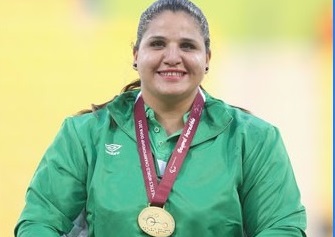 Nassima Saifi a offert à l'Algérie sa 2e médaille d'or. D. R.