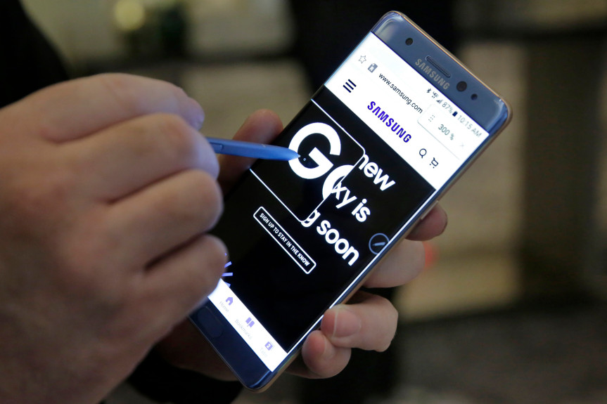 Le Galaxy Note 7 peut être en surchauffe et exploser. D. R.