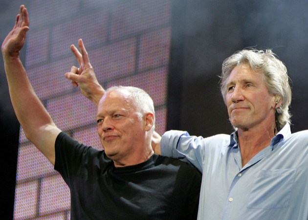 David Gilmour (à gauche) et Roger Waters ensemble pour la Palestine. D. R.