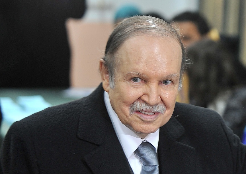 Le président Bouteflika. New Press