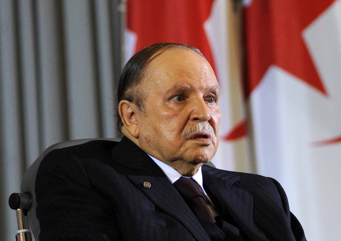 Le président Bouteflika. New Press