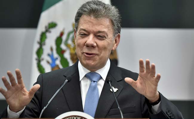 Le président colombien Juan Manuel Santos. D. R.