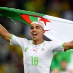 Feghouli reçoit ce prix pour la deuxième année de rang. D. R.