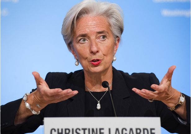 Christine Lagarde, directrice du FMI. D. R.