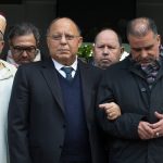 Pour Dalil Boubakeur (au centre), Malek Chebel était très proche de la Mosquée de Paris. D. R.