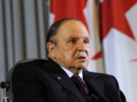 Le président Bouteflika. New Press