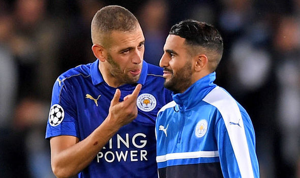 Slimani-Mahrez, un duo d’enfer. D. R.