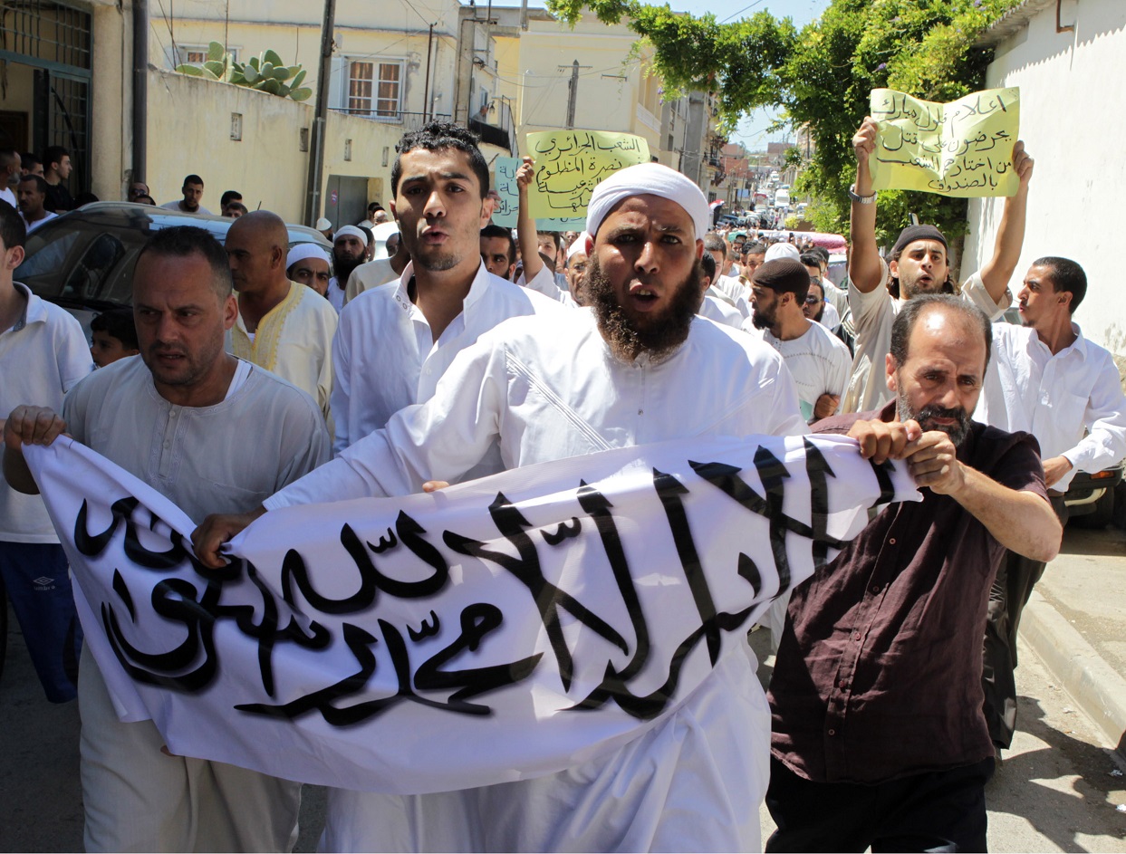 Rassemblement des islamistes en soutien aux Frères musulmans d'Egypte. New Press