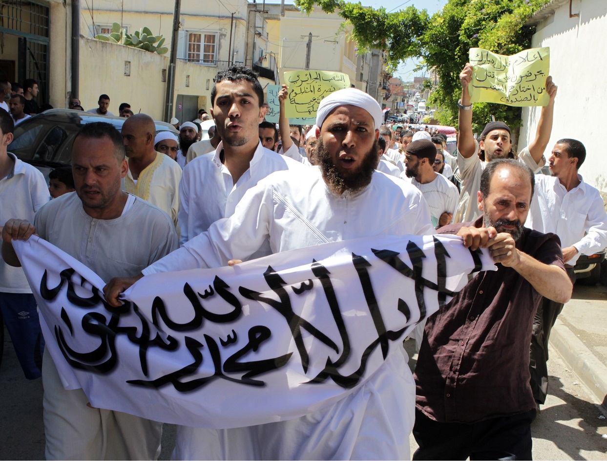 Rassemblement des islamistes en soutien aux Frères musulmans d'Egypte. New Press