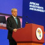 Adelmalek Sellal, lors de son intervention au Forum africain d'investissement et d'affaires. New Press