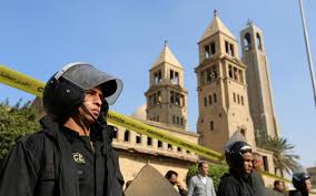 L'explosion s'est produite à l'intérieur de la cathédrale copte orthodoxe de Saint-Marc. D. R.