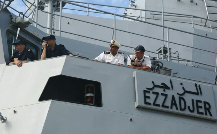 La corvette Ezzadjer inaugurée en août 2016. D. R.