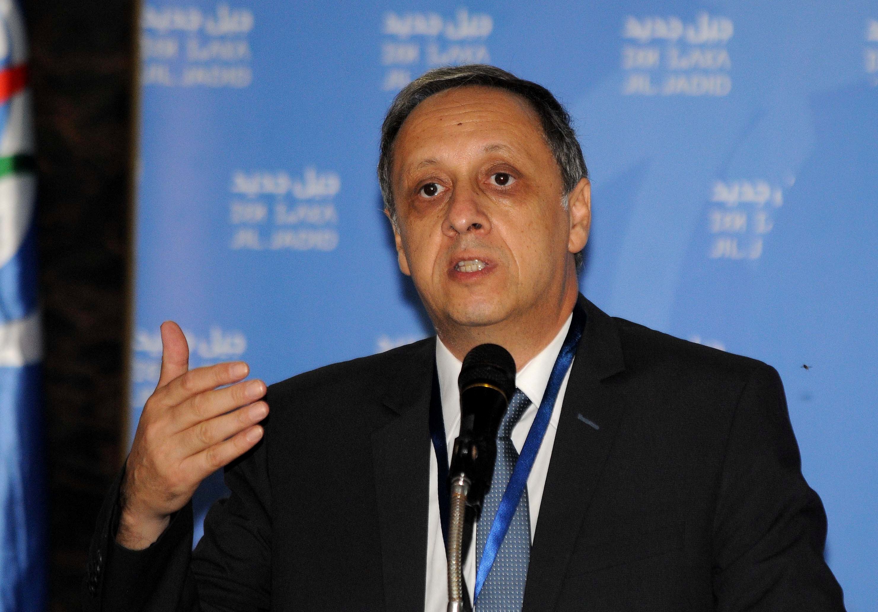 Sofiane Djilali, président de Jil Jadid. New Press