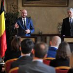 Abdelmalek Sellal s'entretient avec son homologue belge, Charles Michel. New Press