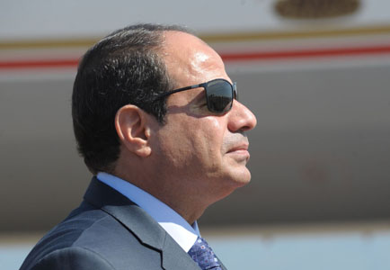 Le président égyptien, Abdelfattah Al-Sissi. New Press