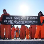 Manifestation pour la fermeture du centre de détention de Guantanamo. D. R.