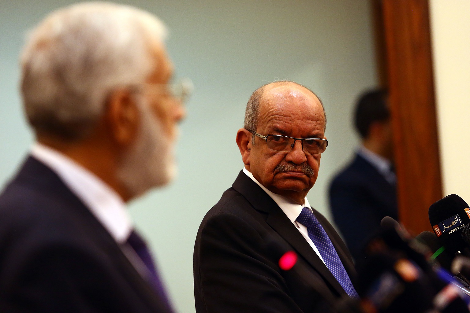 Messahel avec le MAE libyen. Photo d’archive/New Press