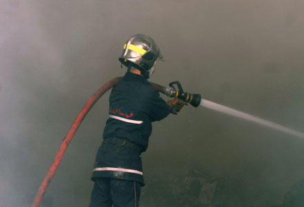 Les éléments de la Protection civile ont maîtrisé le feu sans grande difficulté. New Press