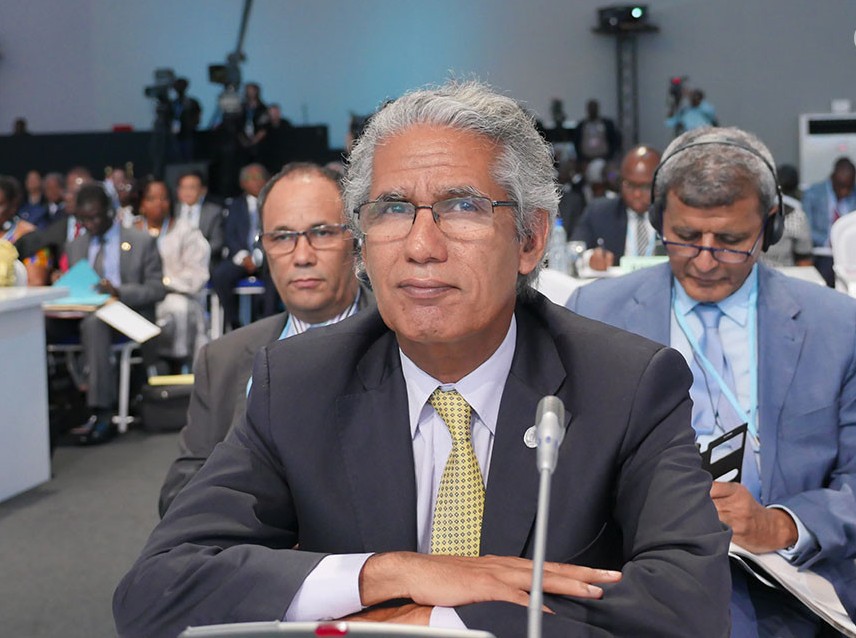 Mohamed Salem Ould Salek, ministre sahraoui des Affaires étrangères. D. R.