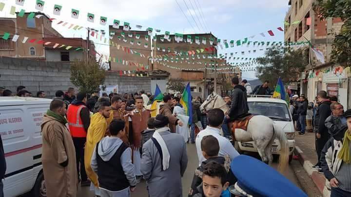 Célébration  de Yennayer à Seddouk. D. R.