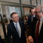 Bouchouareb avec le vice-ministre allemand de l'Economie et de l'Energie. New Press