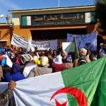 Sit-in devant la wilaya de Tamanrasset. D. R.